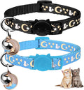 2PCS Breakaway Cat Collars by Baeuppit
