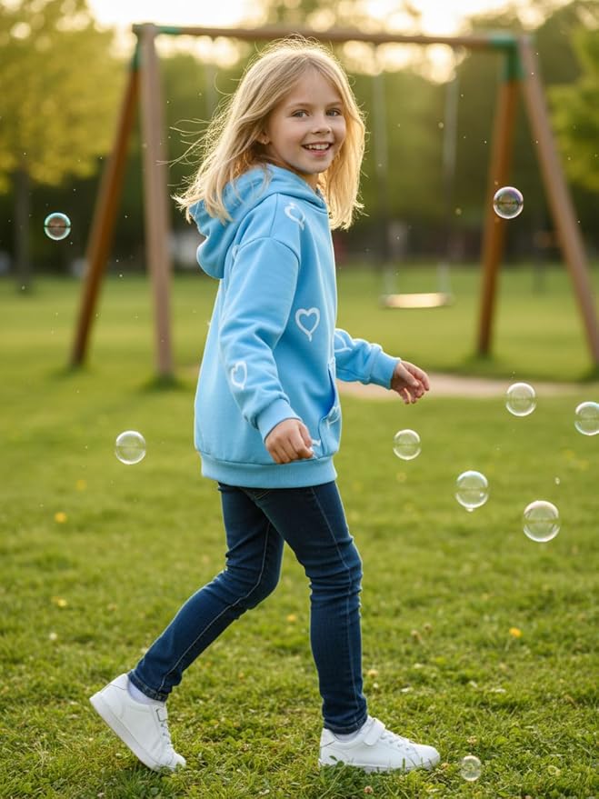 WELAKEN Sweatshirts for Girls Toddler & Kids II Little Girl's Pullover Tops - Image 4