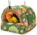 Wontee Bird Nest House Winter Warm Snuggle Hut Bird Bed Hanging Hammock by Wontee