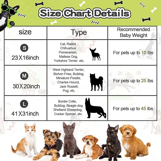 Rezutan Dog Blankets for Medium Dogs, Upgraded 3 Pack Dog Cat Blanket Washable - Image 4