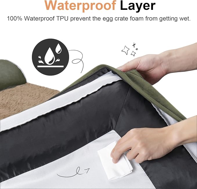 Small Dog Bed Orthopedic Washable: Beds Bolster Small Sized Dogs Bed Egg Crate - Image 4