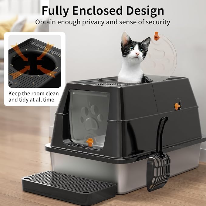 Stainless Steel Cat Litter Box - Image 8