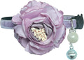 Fupo Purple Cat Collar with Flower Bowtie by Fupo