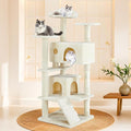 Sweetcrispy 54 Inch Cat Tree Tower, Indoor Cat Condo by Sweetcrispy