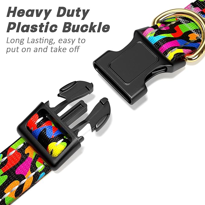 Reflective Dog Collar for Extra Small Dogs, Cute Boho Adjustable Heavy-Duty - Image 4