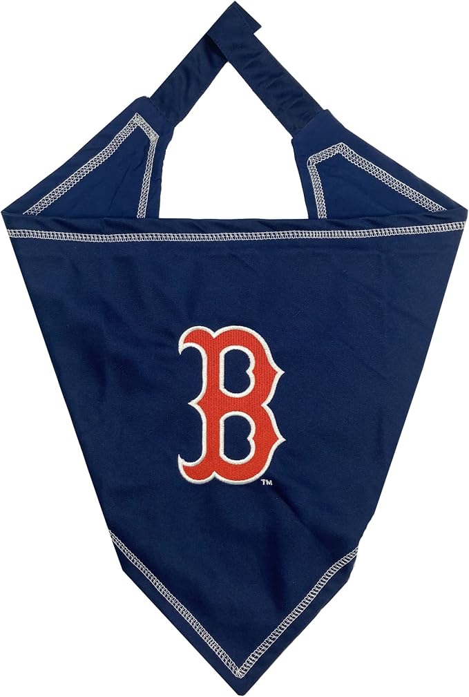 Pets First MLB Boston RED SOX TIE Bandana, Small/Medium. Dog Bandana Scarf Bib by PETSFIRST