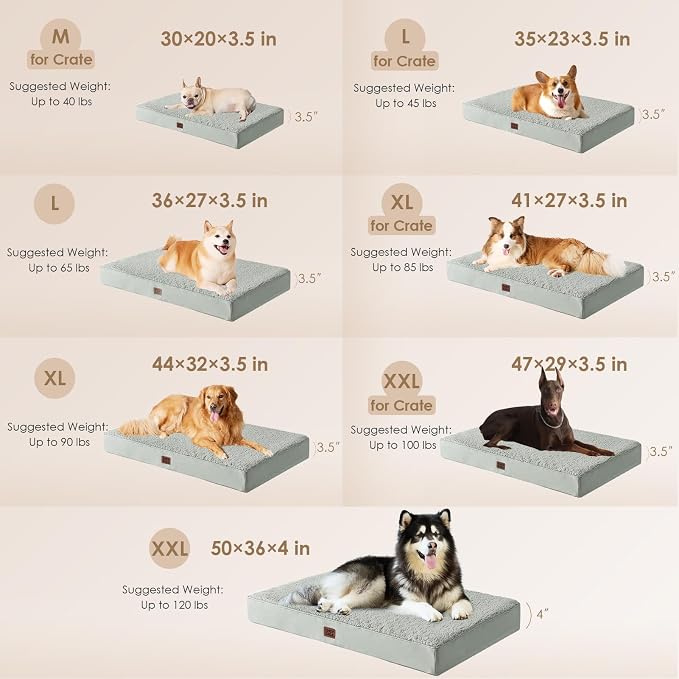 EHEYCIGA Orthopedic Dog Beds for Large Dogs - Image 2