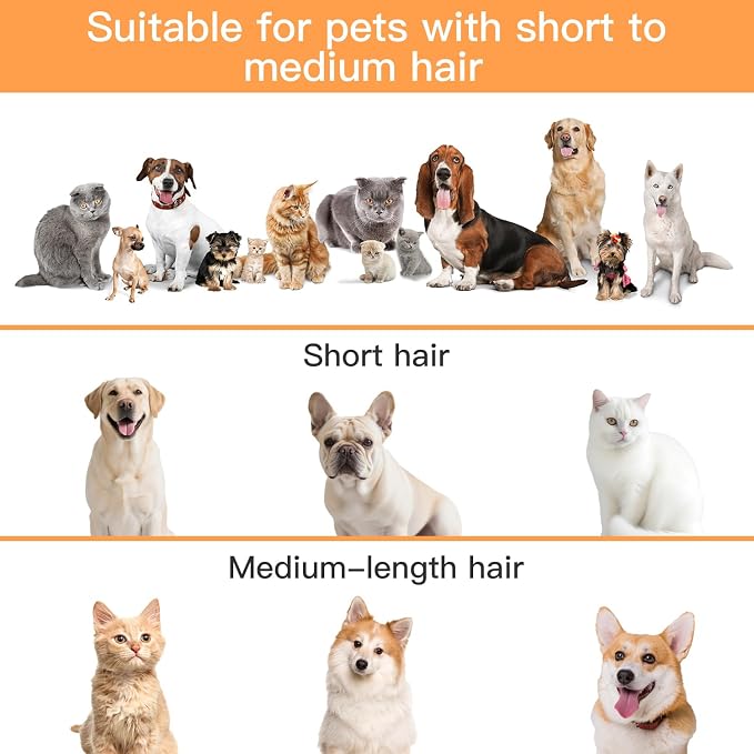 AIRROBO Dog Grooming Vacuum Kit, 12000Pa Strong Pet Vacuum - Image 9