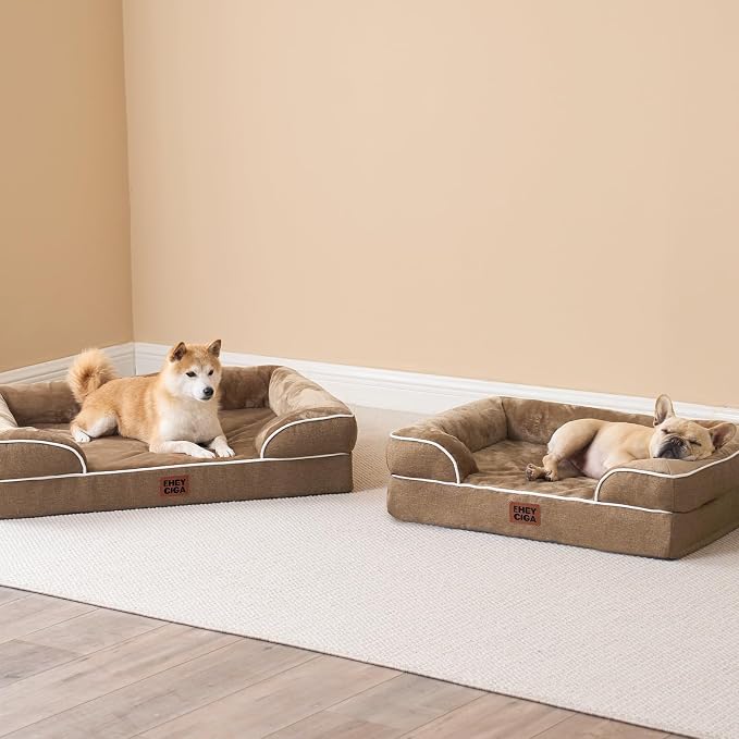 EHEYCIGA Orthopedic Dog Bed for Medium Dogs, Waterproof Memory Foam Medium Dog - Image 8
