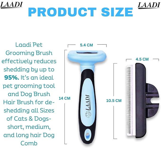 LAADI Deshedding Tool for Dogs and Cats - Image 2