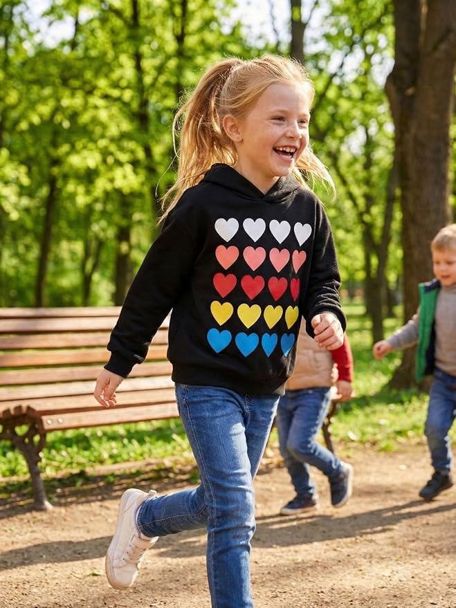 WELAKEN Sweatshirts for Girls Toddler & Kids II Little Girl's Pullover Tops - Image 2