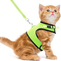 PUPTECK Soft Mesh Cat Vest Harness and Leash Set Puppy Padded Pet Harnesses by PUPTECK