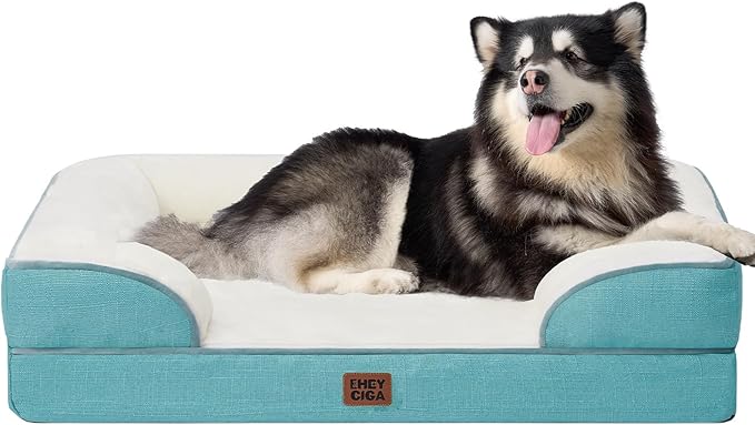 EHEYCIGA Orthopedic Dog Beds for Extra Large Dogs, Waterproof Memory Foam XXL by EHEYCIGA