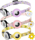 3-Pack, Double Protection Cat Collar: QR Code ID & Airtag Holder! Breakaway by Taghelp