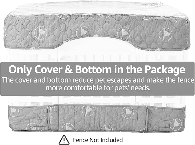 PJYuCien Dog Playpen Bottom Pad and Cover Fits - Image 3