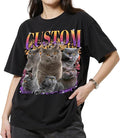 Custom Bootleg Rapper Graphic Tees Shirt – Retro 90s Vintage Style, by GLOXO