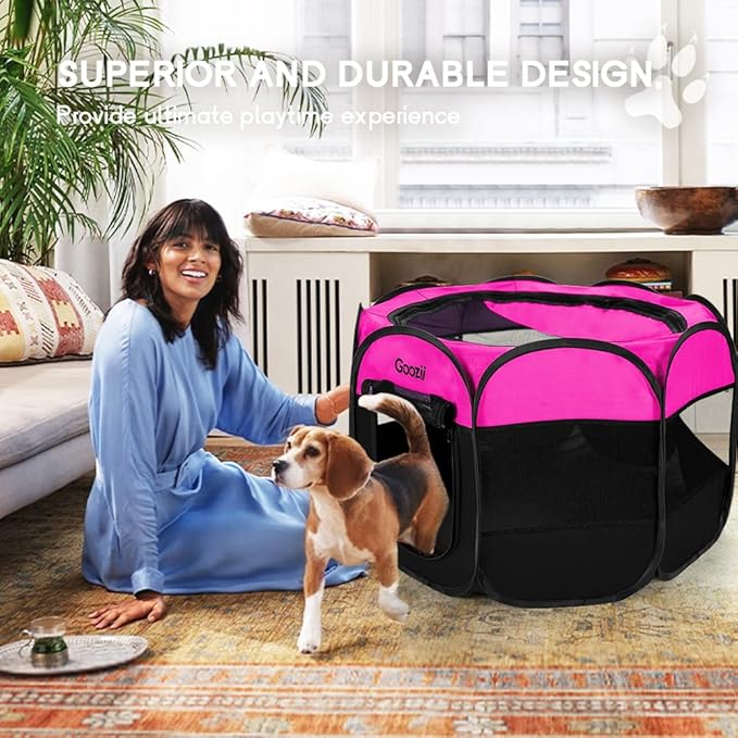 Portable Large Pet Cat Playpen for Indoor Outdoor Cats, Foldable Big Dog - Image 6