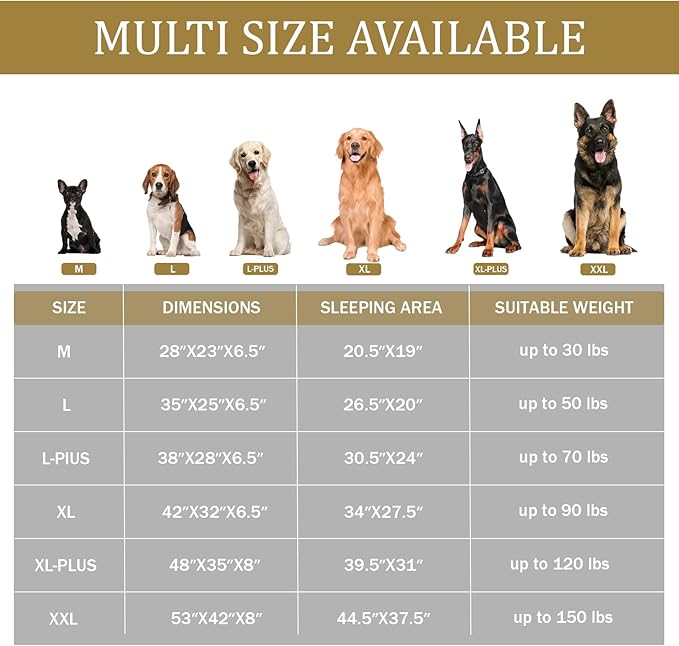 Bedfolks Orthopedic Dog Bed, Waterproof Dog Sofa Bed - Image 5