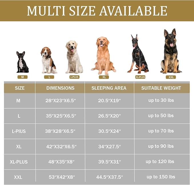 Bedfolks Orthopedic Dog Bed XXL, Waterproof Dog Sofa Bed - Image 5