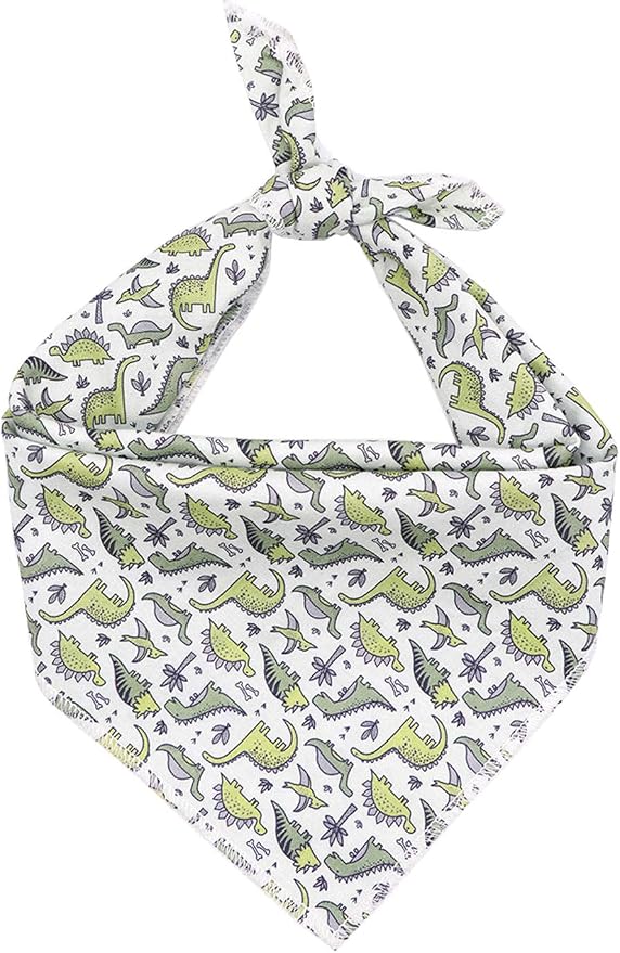 ARING PET Dinosaur Dog Bandanas, Summer Kerchief Triangle Bibs Scarf by ARINGPET