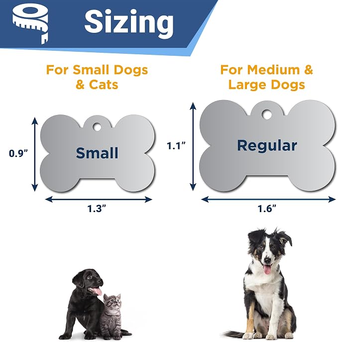 GoTags Stainless Steel Pet ID Tags, Personalized Dog Tags and Cat Tags - Image 7