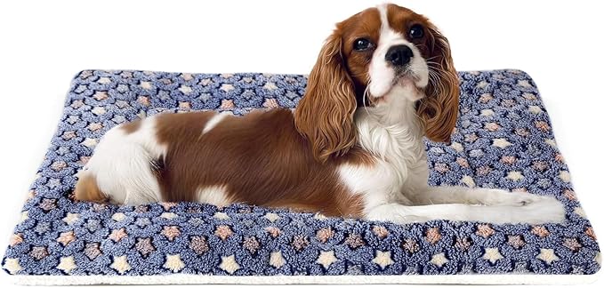 Mora Pets Dog Bed Crate Pad Ultra Soft Pet Bed by MoraPets