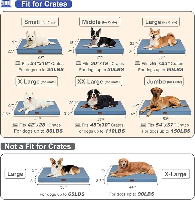 Outdoor Extra Large Dog Crate Bed, XXL Waterproof Dog Bed - Image 2