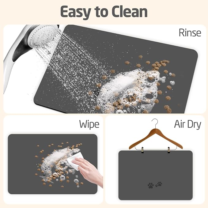 Pet Feeding Mats-Absorbent Dog Mat - Image 4