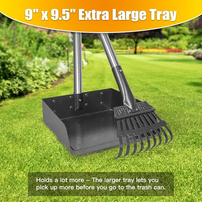 TOOGE Larger Pooper Scooper for Large Dogs, Dog Pooper Scooper for Large Medium - Image 2