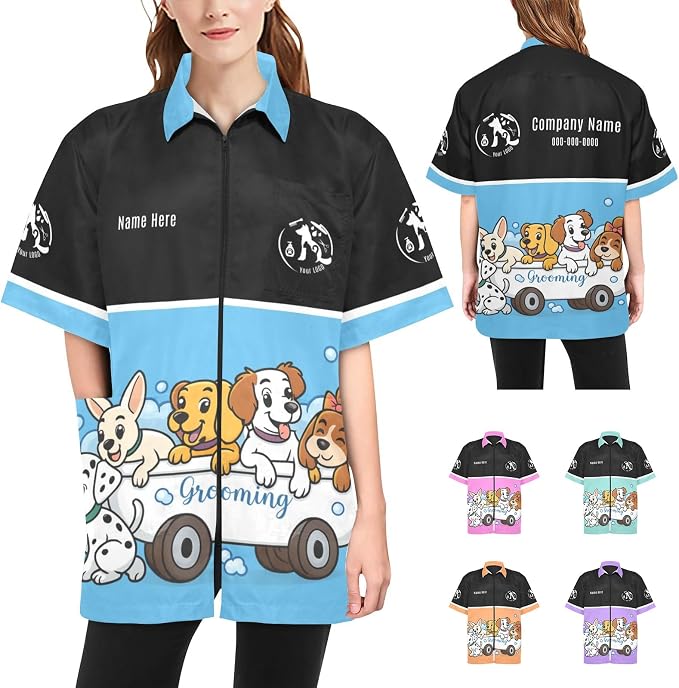 Custom Pet Grooming Jackets by Unknown