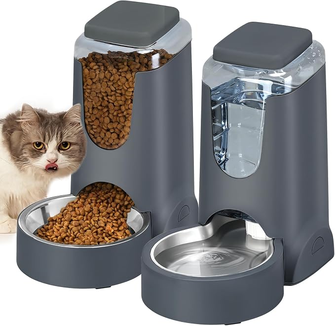 Automatic Cat Feeder and Water Dispenser by HWONMTEPETFEEDER