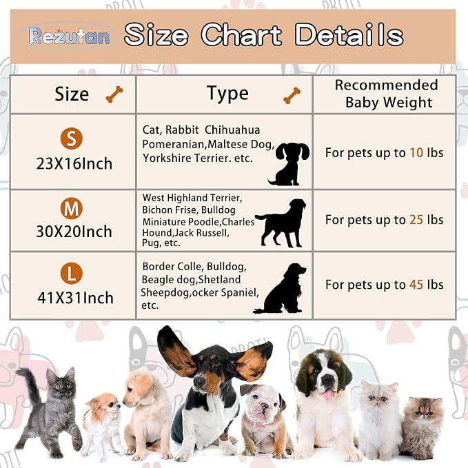 Rezutan 1 Pack 3 Blankets for Dogs, Dog Blanket for Large & Medium Pet Cat - Image 4