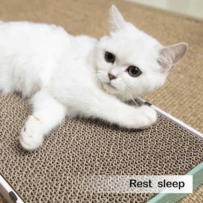 PAWSFANS Cat Scratcher Cardboard Scratch Pad - Image 6