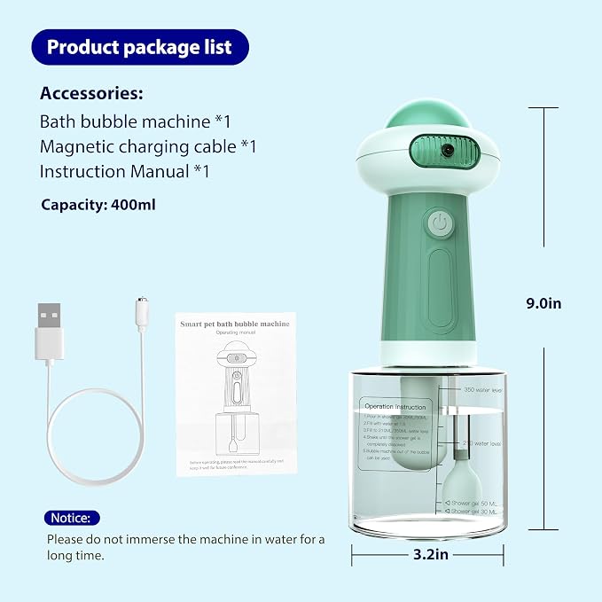 Electric Dog Shampoo Dispenser & Foam Machine - Image 7