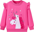 Toddler Baby Girls Cotton Sweater, Long Sleeve Crewneck Sweatshirt Pullover by Unknown