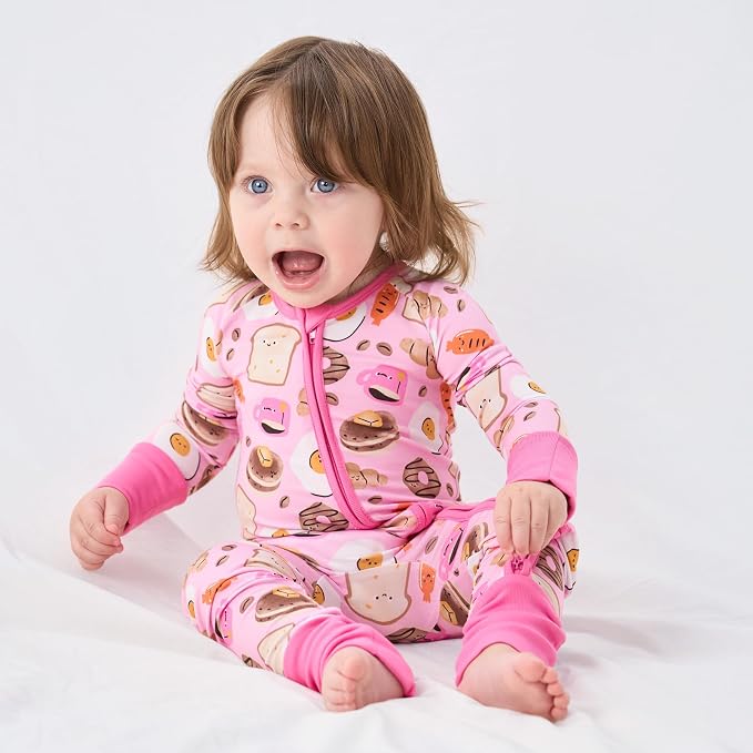 pureborn Baby Infant Boys Girls Sleeper Snug Fit Viscose from Bamboo Pajamas - Image 6