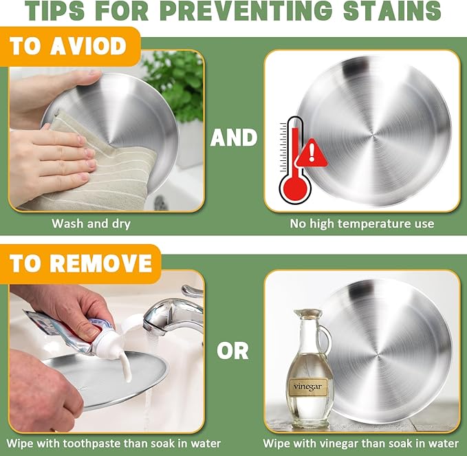 2-Pack Stainless Steel Cat Food Bowls, Shallow Whisker-Friendly Non-Slip - Image 6