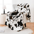 Bnuitland Cow Print Throw Blanket by BNUITLAND