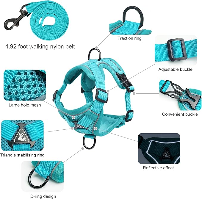 Escape Proof Cat Harness and Leash Set - Image 2