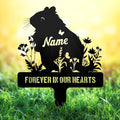 Custom Hamster Grave Marker Metal Memorial Stake by NIWAHO