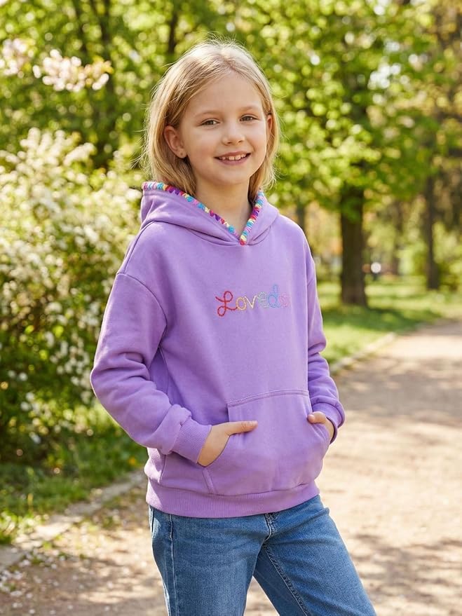 WELAKEN Sweatshirts for Girls Toddler & Kids II Little Girl's Pullover Tops - Image 2