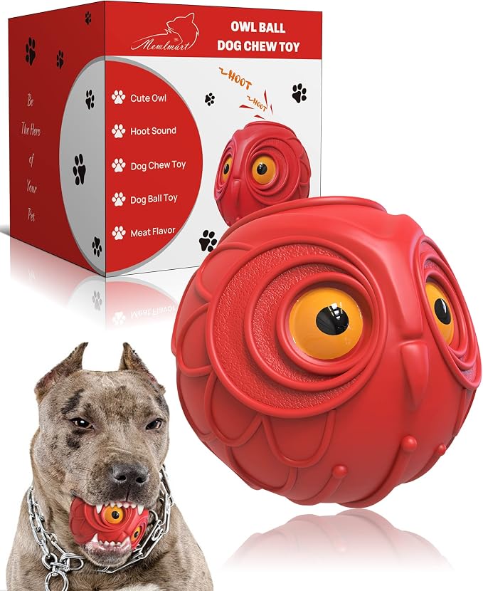 Mewlmart Giggle Ball for Dogs Interactive Dog Toys for Aggressive Chewers Dog by Mewlmart