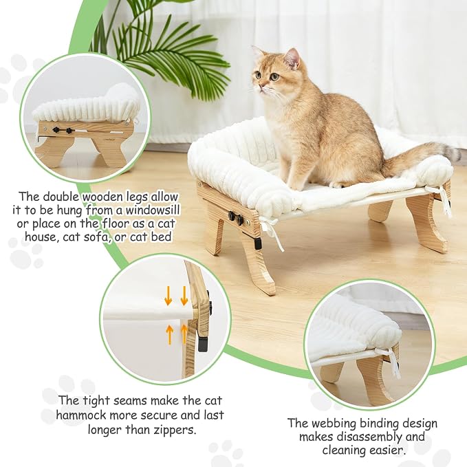 cat Window Perch for Indoor Cats Large Window Hammock - Image 6