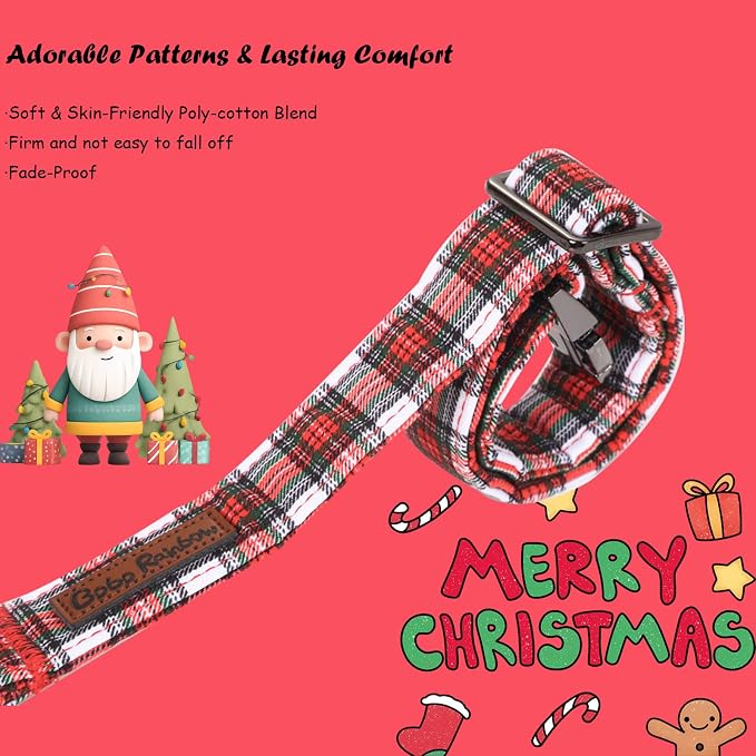 Christmas Dog Collar, Christmas Puppy Necklace - Image 3