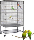 Bird Cage Seed Catcher Large Bird Cage Cover 118 * 31 inches Adjustable Net by SYOOY