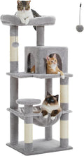 Cat Tree for Indoor Cats, 45.7" Multi-Level Cat Tower by MUTTROS