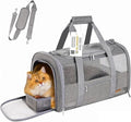 Soft-Sided Cat Carrier for Pets Up to 15lbs, Airline Approved Under-Seat Travel by Simpelg