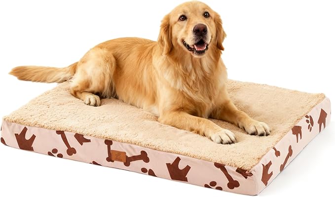 Waterproof Orthopedic Dog Bed for Large Medium Sized Dogs 35x22 Inch by CAPTSNOOZE