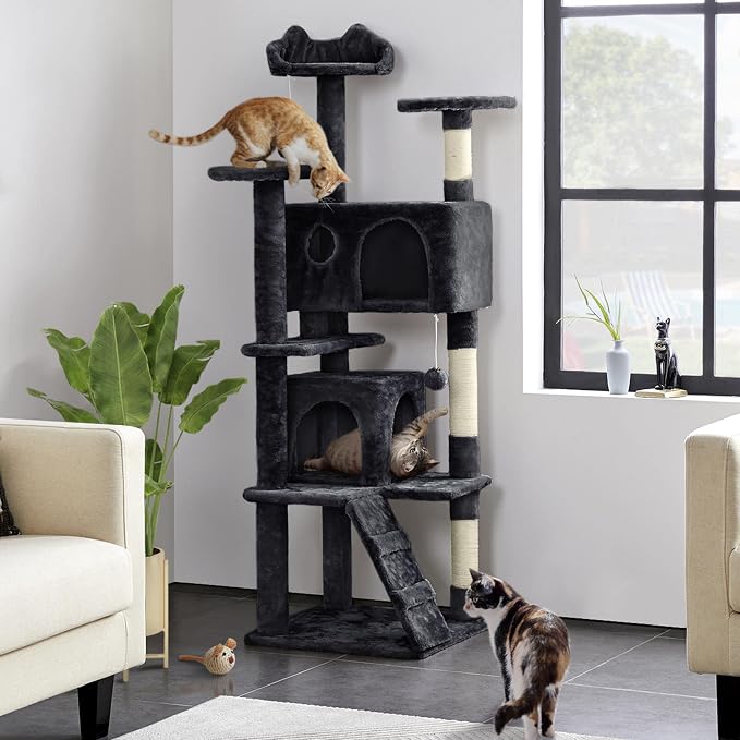 Yaheetech 62in Cat Tree Cat Tower - Image 2