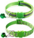 FluorescentCat Collar with Bells, Hot Pink Break Away Kitten Collar with Bells by HimyBB